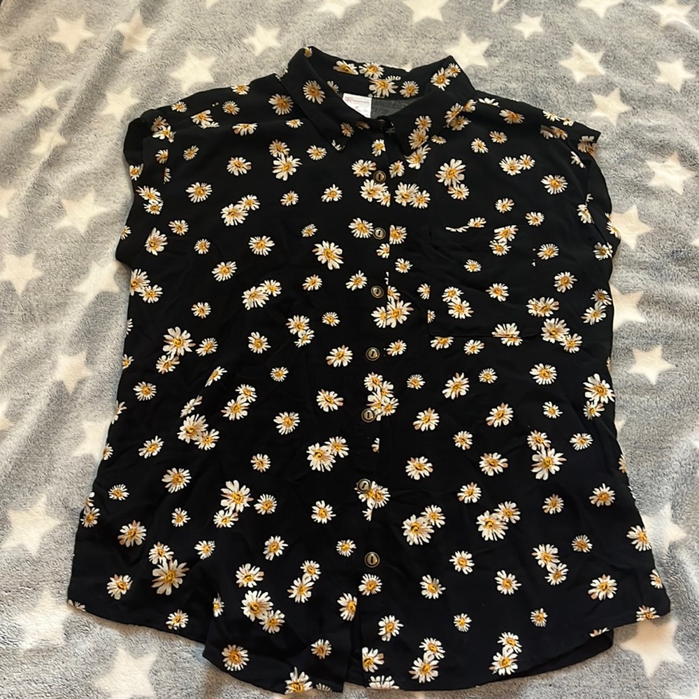 Floral button-up shirt